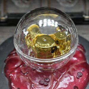 Unique Rare Vintage Sankyo 18 Note Wind Up Music Box Ball Sphere Movement Bolero